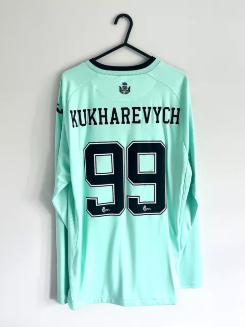 Hibernian 2022/2023 Away football Shirt Long Sleeve BNWT (KUKHAREVYCH)