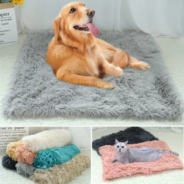 Lit pour Chien Chat Peluche Corbeille Couchage Coussin Douillet Tapis Panier Nid