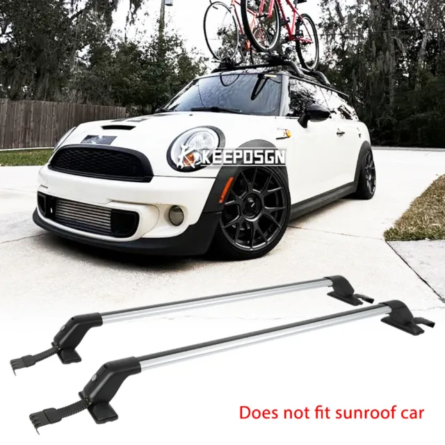For Mini Clubman R55 / S R52 R53 Bare Roof Rack Crossbars Luggage Cargo Carriers