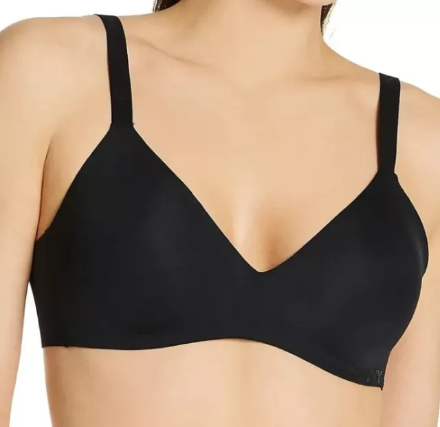 DKNY Women's 30DD Litewear Active Comfort Wirefree Bra DK7934 Black NWT