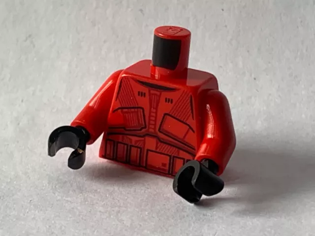 LEGO Star Wars Minifigure Sith Stormtrooper TORSO Red FROM 75266 GENUINE LEGO