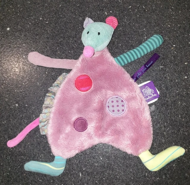 Doudou plat Souris Les Jolis Pas Beaux MOULIN ROTY