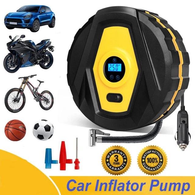 Car Tyre Fast Inflator Pump Portable 150PSI Air Compressor Digital LED Light P3