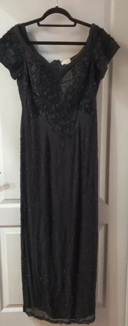 Vintage Black Ozibiz Evening Dress