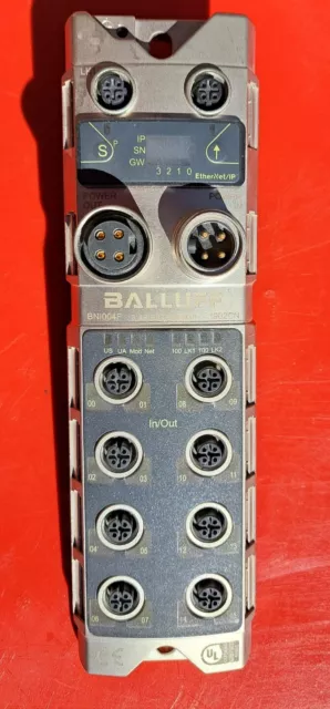 Balluff BNI004F BNI EIP-302-105-Z015 Ethernet/IP Module Inputs/Outputs Block