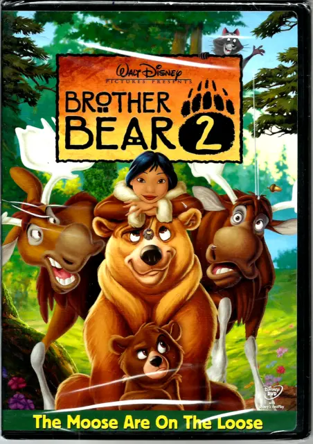 BROTHER BEAR 2 (Disney DVD, 2006) - NEW, FACTORY SEALED - no cardboard slipcover