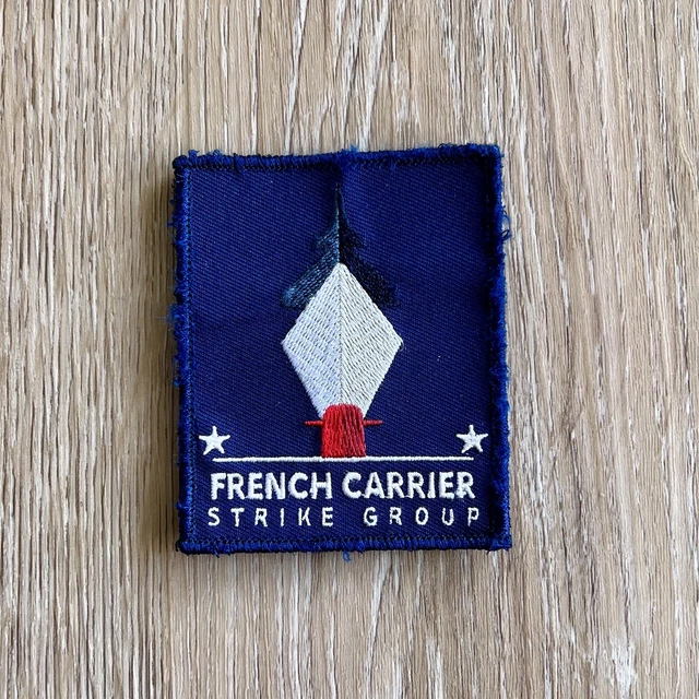 Patch Original Aéronavale Française - Commandant R91 - Porte-avions Charles De Gaulle - Neuf