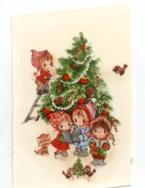 42) 2"" Calcomanías de árbol de Navidad tobogán de agua de cerámica #20230918004