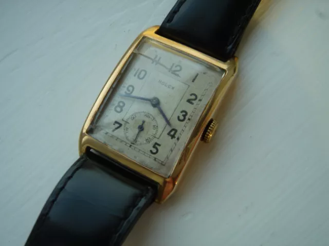 ROLEX PRINCE TYPE GENTS 9ct GOLD -REPAIR/SPARES .GLASGOW 1928