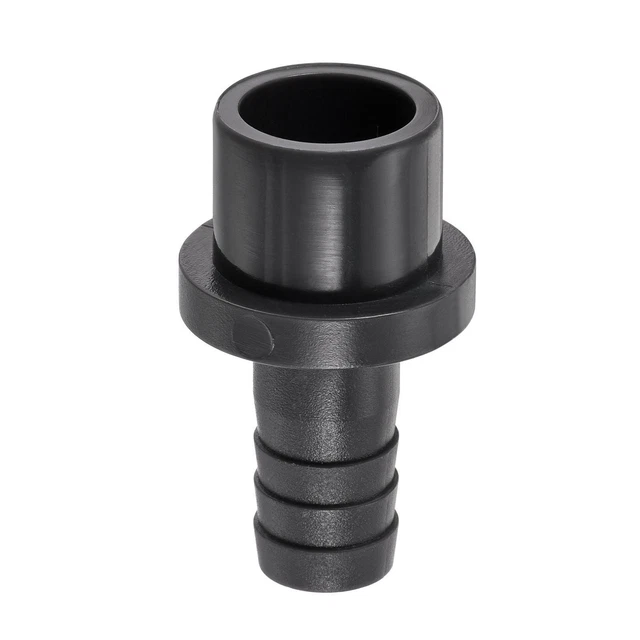 PVC Tuyau Raccord 12mm Barbelé x 20mm OD Tube Adaptateur Tuyau Connecteur Noir 3