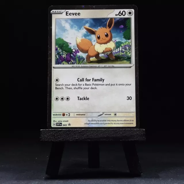 Eevee SVP EN 043 Pokemon Scarlet & Violet PROMO Trading Card Holo 2023