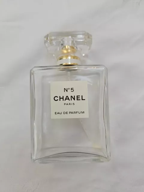 EMPTY BOTTLE CHANEL No.5 EAU DE PARFUM - EMPTY GLASS BOTTLE - 100ML Bottle