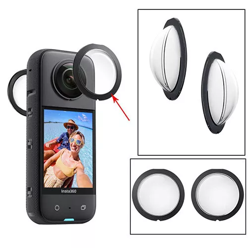 Lens Guards Cap Cover Lens Protector Sticky For Insta360 ONE X3 Sports Camera