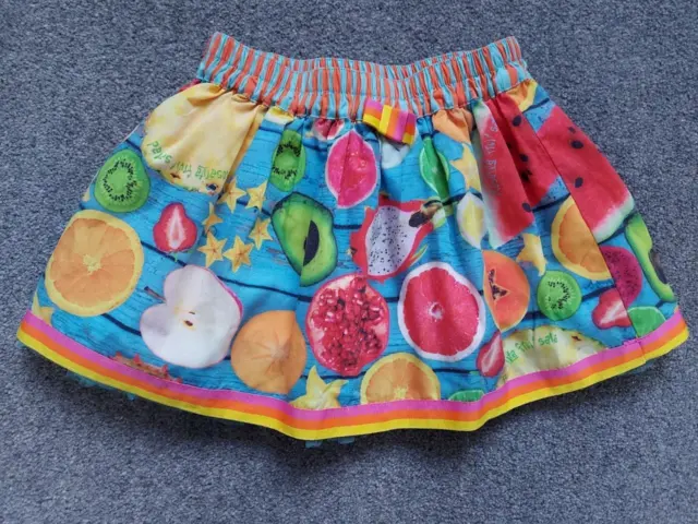Rosalita Senoritas Designer Girls Fruit Design Summer Skirt, 3 Yrs, 98Cm