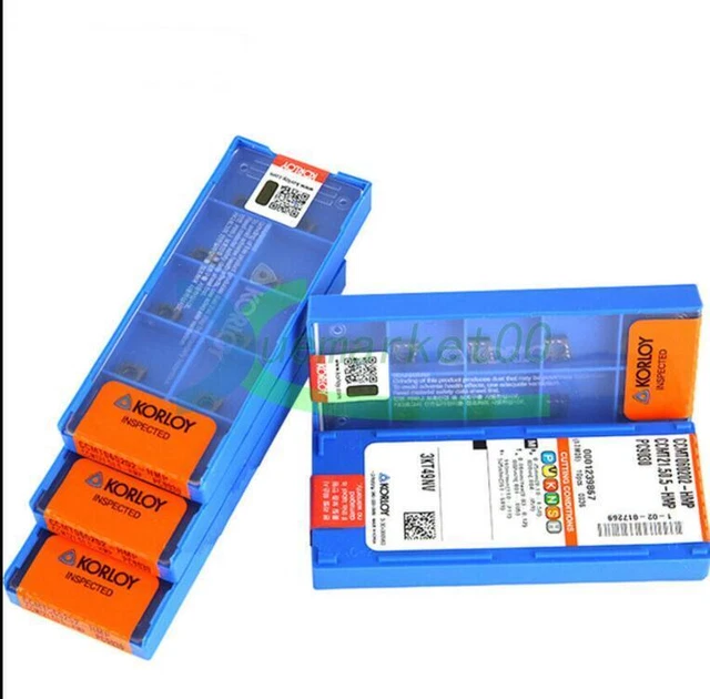 10PCS New Korloy P PC9030 CCMT060202-HMP CCMT21.50.5-HMP CNC Carbide Insert