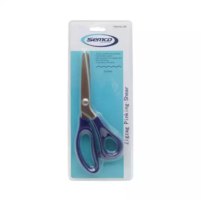 NEW Semco Zig Zag Pinking Shears By Spotlight