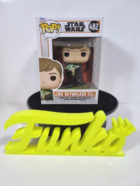 Luke Skywalker with Grogu The Child 482 Star Wars The Mandalorian Funko Pop!