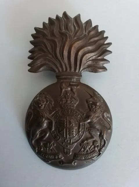 THE ROYAL SCOTS Fusiliers Bronze Cap Badge Scottish Regiment British ...