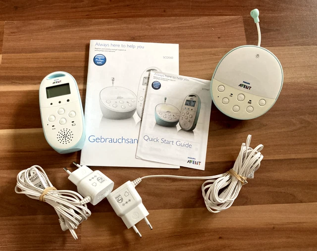 PHILIPS AVENT SCD560 DECT Babyphone (Smart Eco Mode, Temperatursensor ...