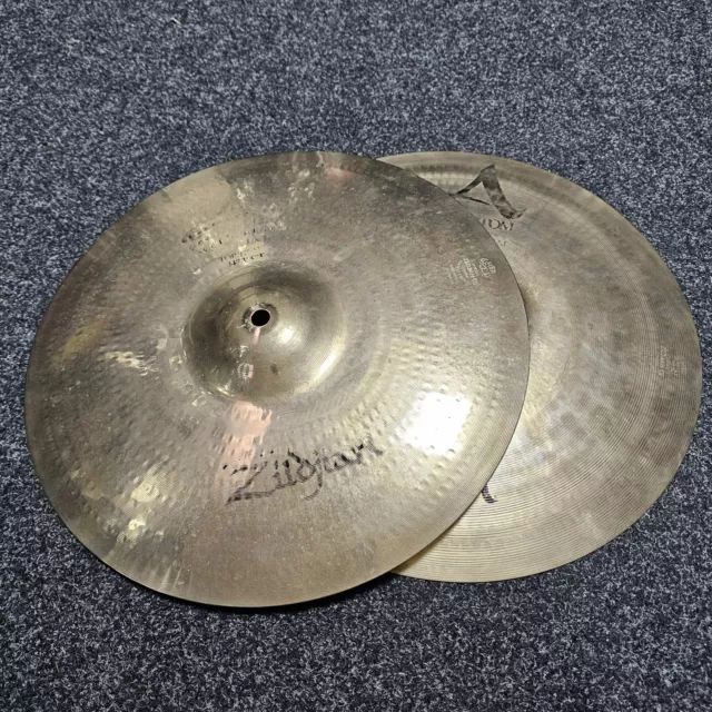 Hi-Hat Cymbals 14" Zildjian A Custom USED! RKAHF050224