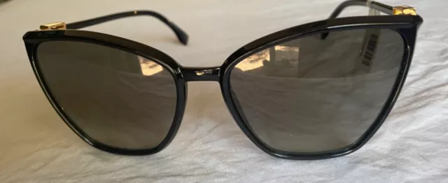 Nuevas Gafas De Sol Fendi Ff 0433/G/S 8079O Negras Degradado 60-19 150 Hechas En Italia