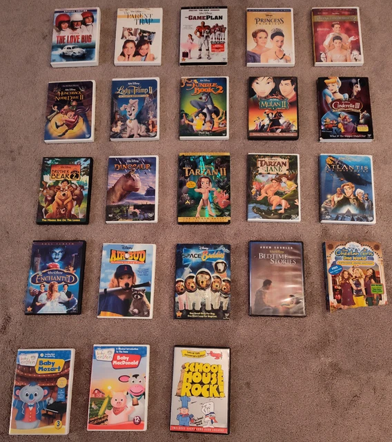 DISNEY DVDS LOT of 23. Variety of children's movies. Used. 28.00