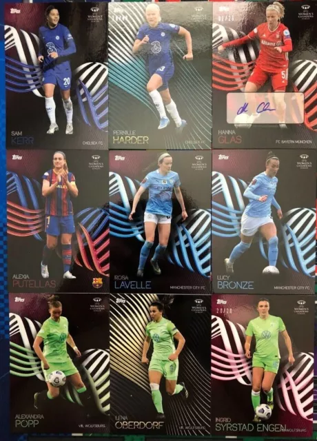 Topps Knockout Women's UEFA Champions League 2020/21 Women UWCL pick choose