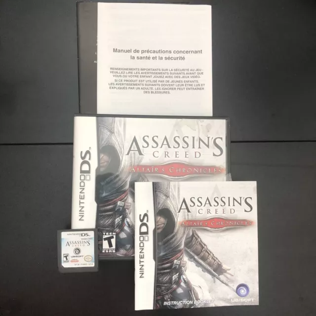 Assassin's Creed Altair's Chronicles Nintendo DS Ubisoft (US Version) Tested 3ds