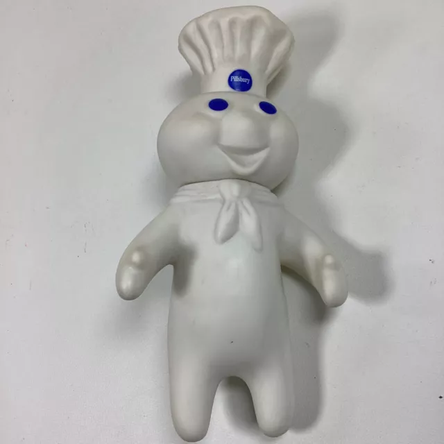 Vintage 1971 Pillsbury Doughboy 7"  Vinyl Figure Swivel Head Doll Poppin Fresh