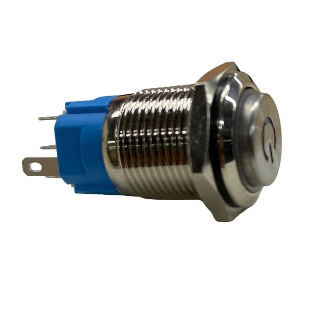 Lot De 3 Interrupteurs D'Arrêt Momentanés Pour Guitare Électrique - Bouton Poussoir 16mm