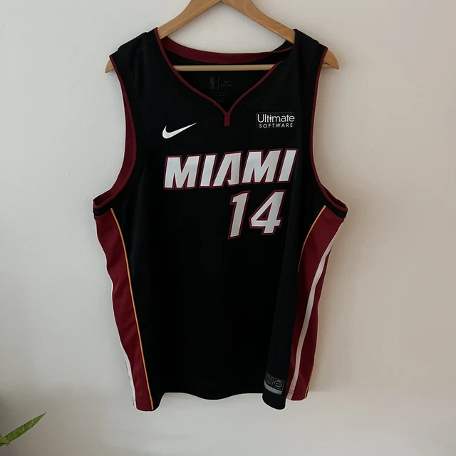Nike Miami Heat Vice Versa City Edition Tyler Herro Shirt Purple Lilac Men XL