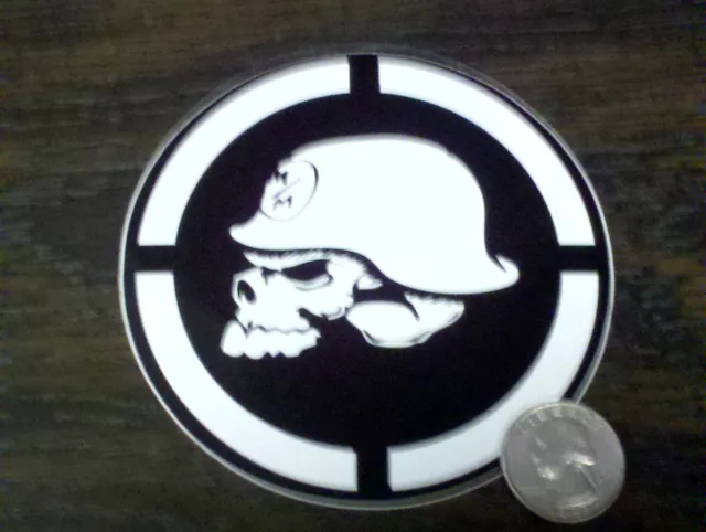 METAL MULISHA 4" Round SCOPE Sticker Car Window Decal Motocross Supercross Gear