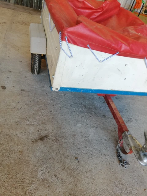 Remorque 1 essieu pour voiture avec bache