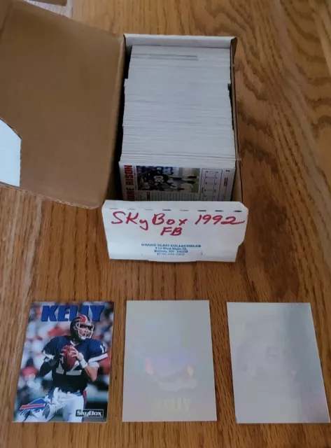 1992 SkyBox Impact Football  Complete 350-Card Set + H1 H2 Insert Holograms