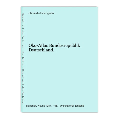 Öko-Atlas Bundesrepublik Deutschland,