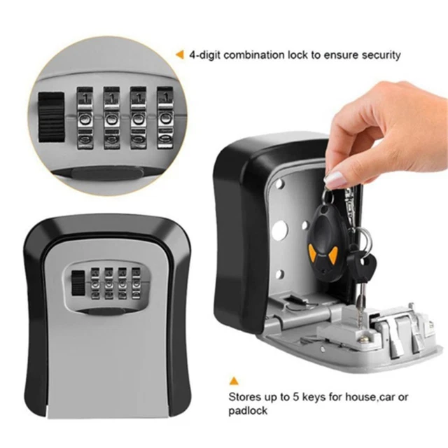Cassette di sicurezza interne esterne montate a parete custodia cassette di sicurezza cassetta di sicurezza scatola chiavi