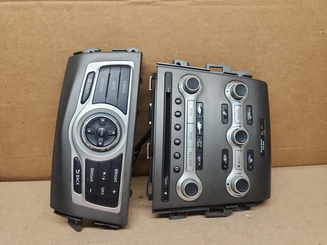 🏁11-14 Nissan Murano Am/Fm Radio Cd Player Climate Control Panel