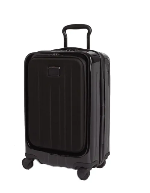 NEW Tumi V4 EXTENDED TRIP Front Pocket 4 Wheel Packing Suit Case - SHINY BLACK