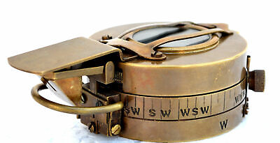 Vintage Collectible Decor Antique Nautical Brass Military Compass Replica Gift