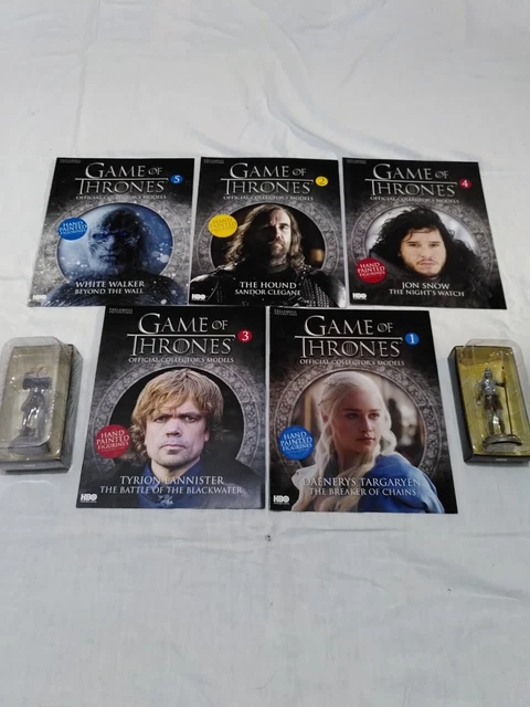 Game Of Thrones Staffel 5 Figuren GAME OF THRONES Eaglemoss Figuren White Walker und Hound + 5
