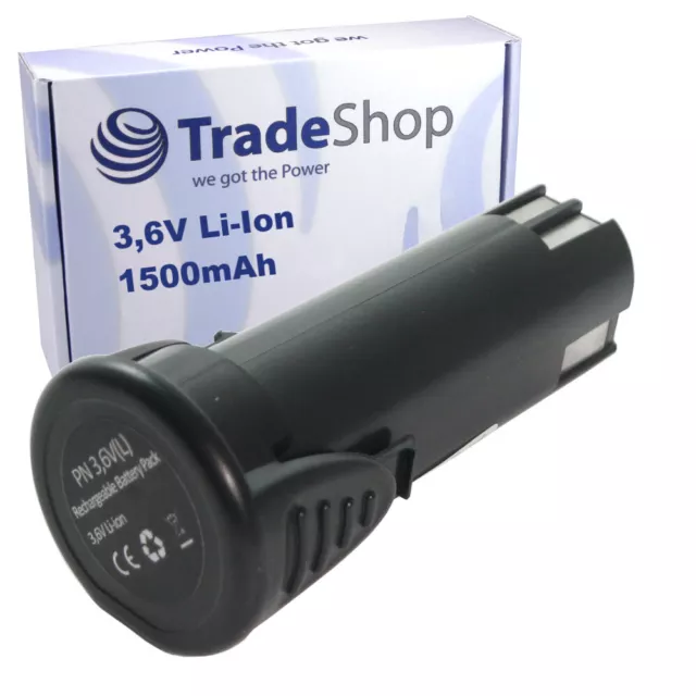 Trade-Shop Akku 3,6V 1500mAh Li-Ion für Panasonic EY3610 EY3610-LA1J EY7410LA1X