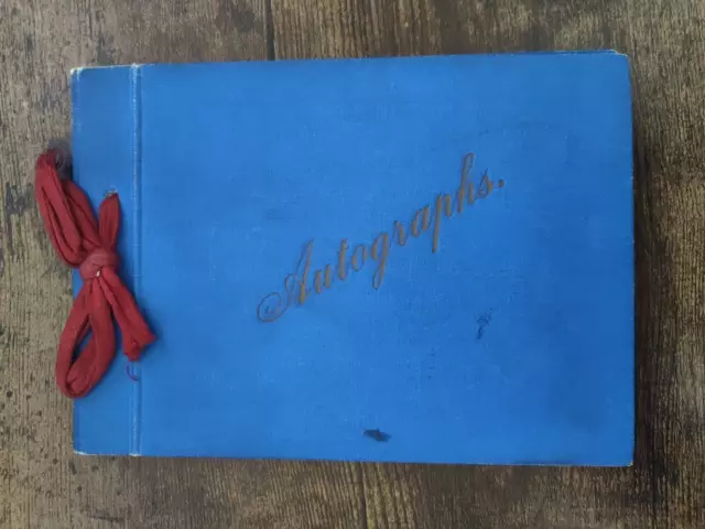 1940's Autograph Book stage and screen listed below 30 signatures