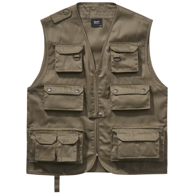 Gilet De Chasse/pêche Vintage USA Années 40 - Rouge - Taille M - Poches Talon Oiseaux