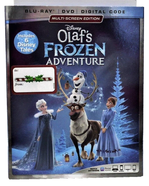 DISNEY OLAF'S FROZEN Adventure Blu-Ray, DVD, DIGITAL Combo Like New $9. ...
