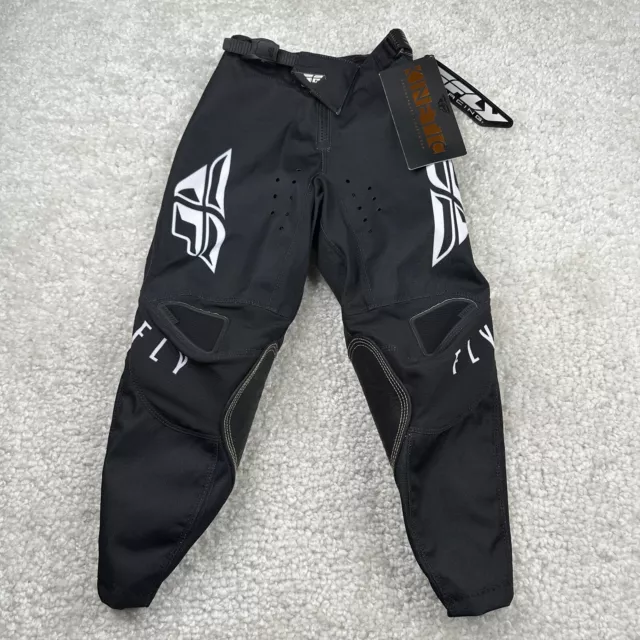 Fly Racing Pants Youth 18 Black Kinetic Dirtbike Riding Gear MX Motorcross k121