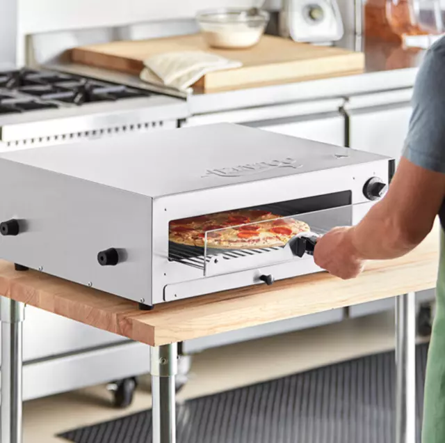 Stainless Steel Countertop Pizza Oven Toaster for 16" Diameter Pizza Commercial