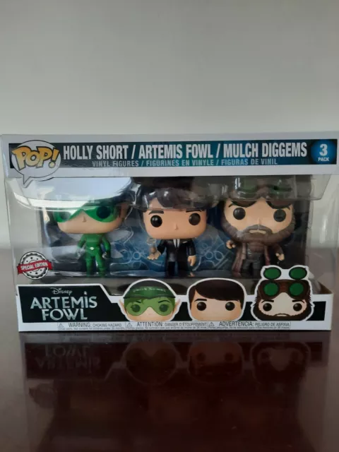 Funko Pop! Artemis Fowl - Artemis, Mulch and Holly - 3-Pack