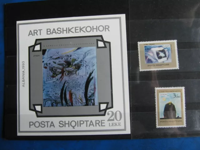 AM8, CEPT-Europa, Block+Satz,  ALBANIEN, 1993, Postfrisch/MNH/**