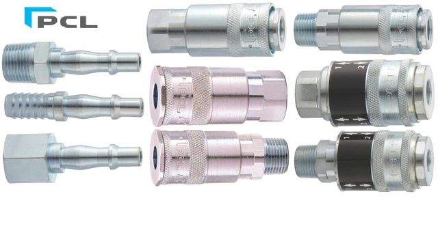PCL AIR FITTINGS Air Connector Air Tool Connect Fitting Quick Release ...