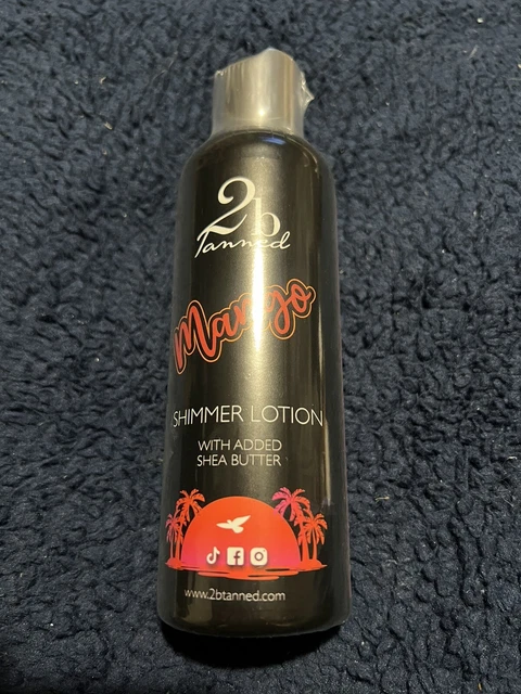 BN SEALED 200ml 2b tanned mango shimmer lotion with added Shea butter